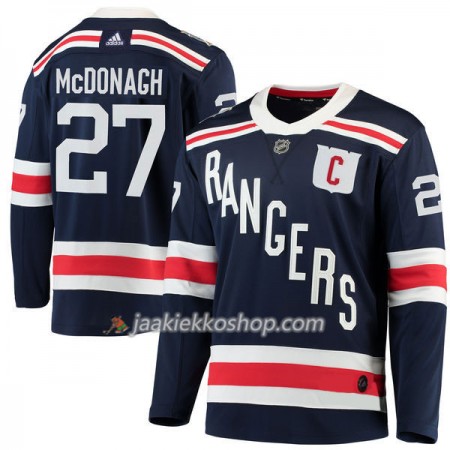 Miehille NHL New York Rangers Pelipaita Ryan McDonagh 27 2018 Winter Classic Adidas Laivastonsininen Authentic